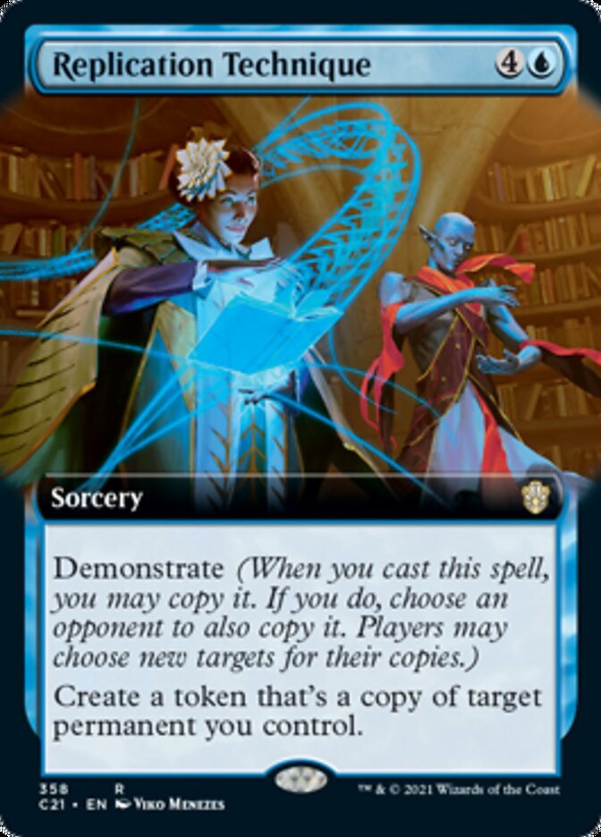 Replication Technique (Extended Art) [Commander 2021] | Jomio and Rueliete's Cards and Comics