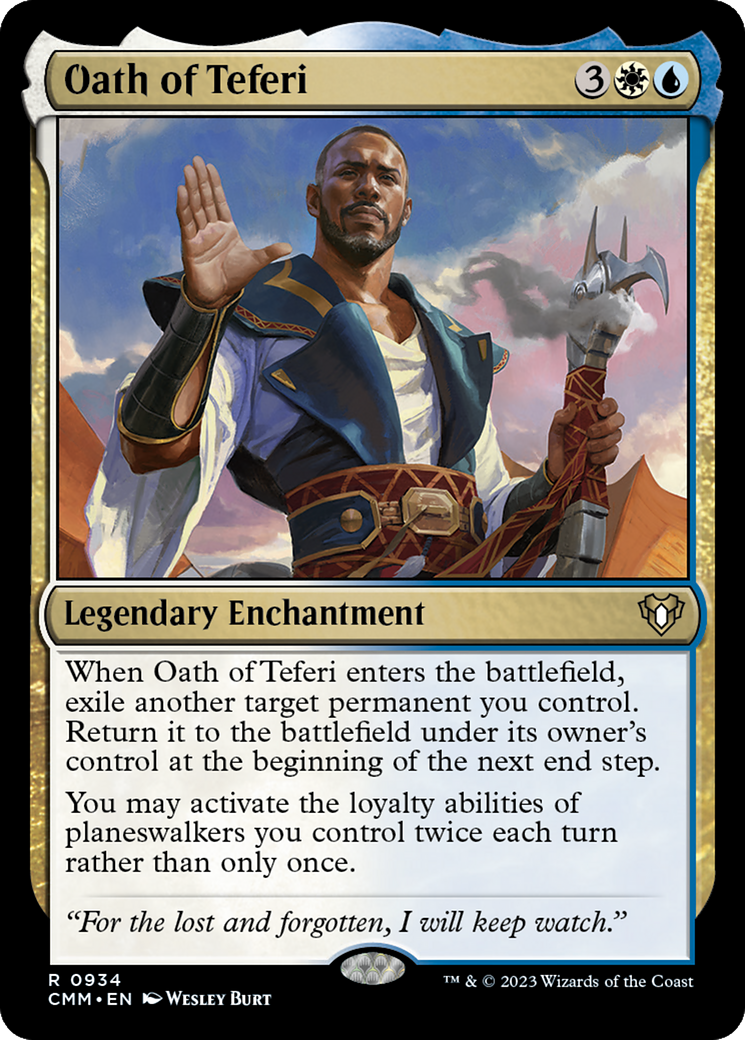 Oath of Teferi [Commander Masters] | Jomio and Rueliete's Cards and Comics