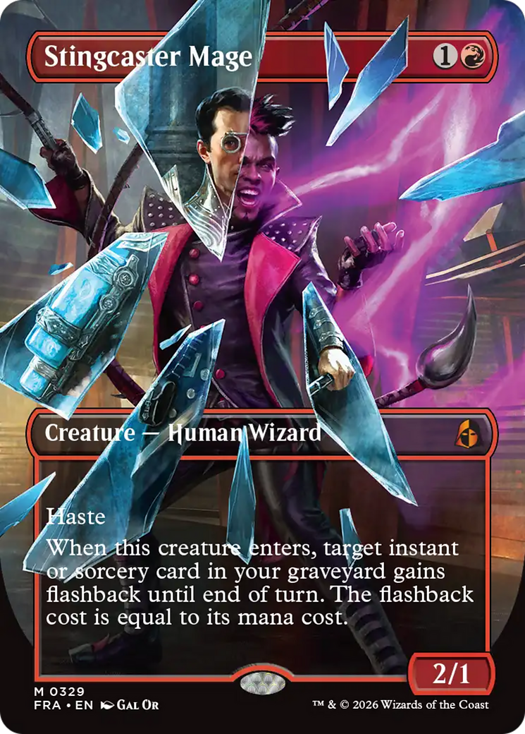 Stingcaster Mage (Borderless) [Reality Fracture] | Jomio and Rueliete's Cards and Comics