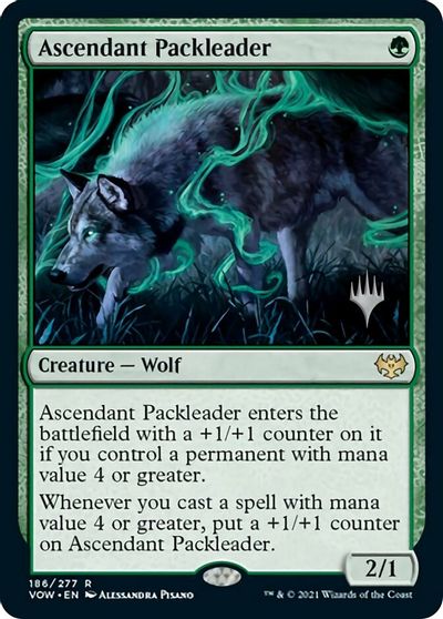 Ascendant Packleader (Promo Pack) [Innistrad: Crimson Vow Promos] | Jomio and Rueliete's Cards and Comics