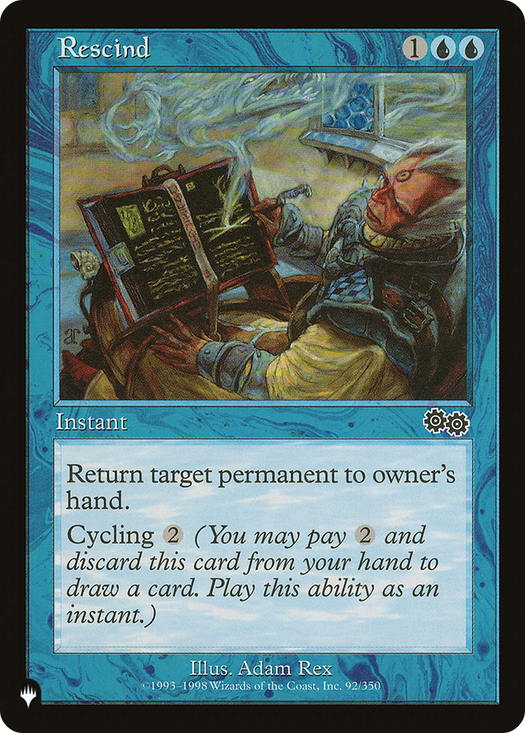 Rescind [The List] | Jomio and Rueliete's Cards and Comics