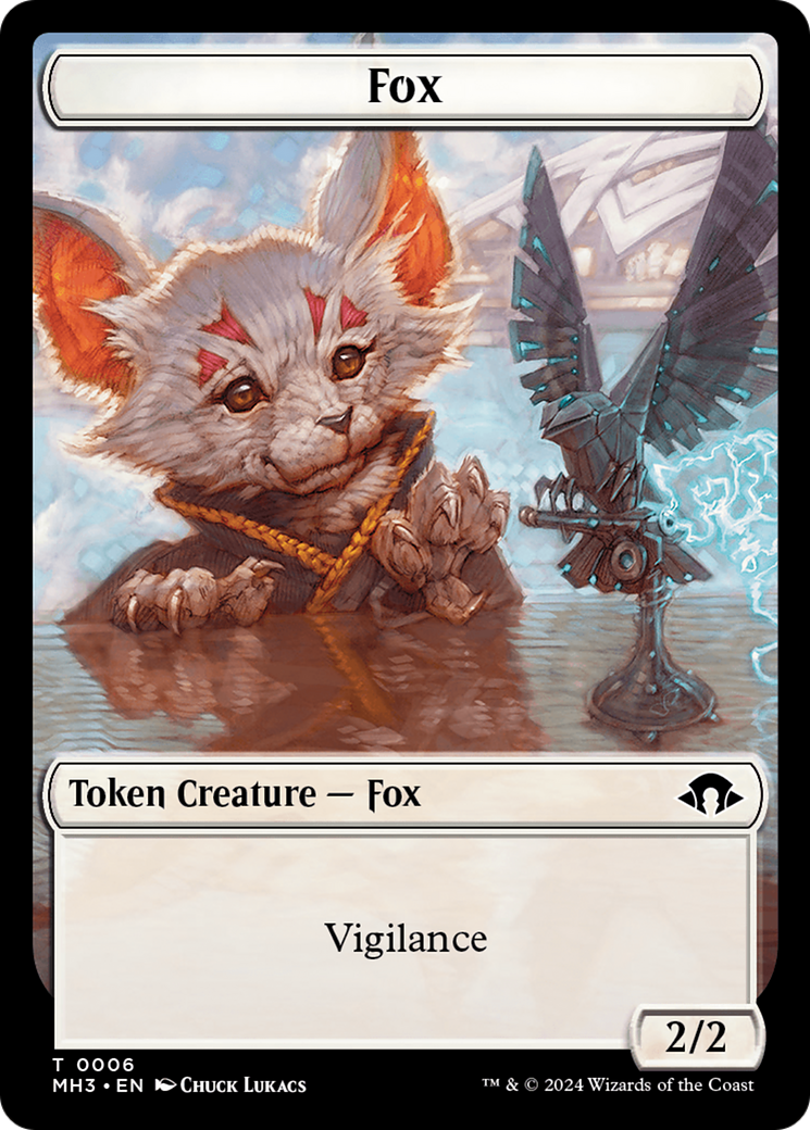 Servo // Fox Double-Sided Token [Modern Horizons 3 Tokens] | Jomio and Rueliete's Cards and Comics