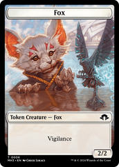 Servo // Fox Double-Sided Token [Modern Horizons 3 Tokens] | Jomio and Rueliete's Cards and Comics
