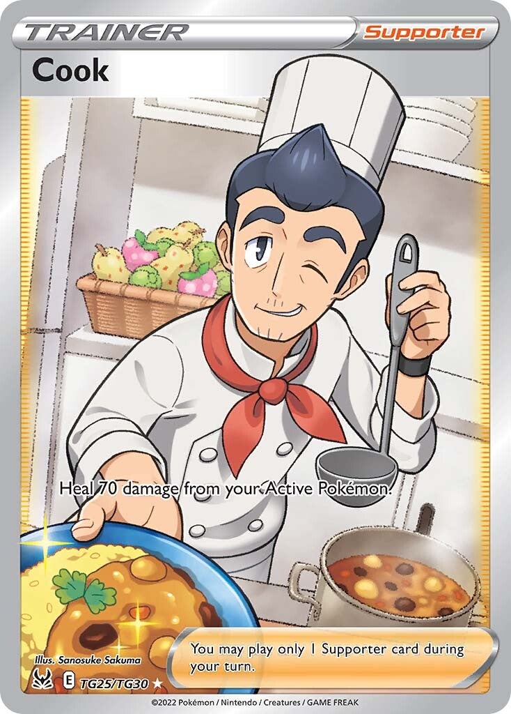 Cook (TG25/TG30) [Sword & Shield: Lost Origin] | Jomio and Rueliete's Cards and Comics