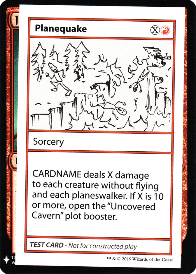 Planequake [Mystery Booster Playtest Cards] | Jomio and Rueliete's Cards and Comics