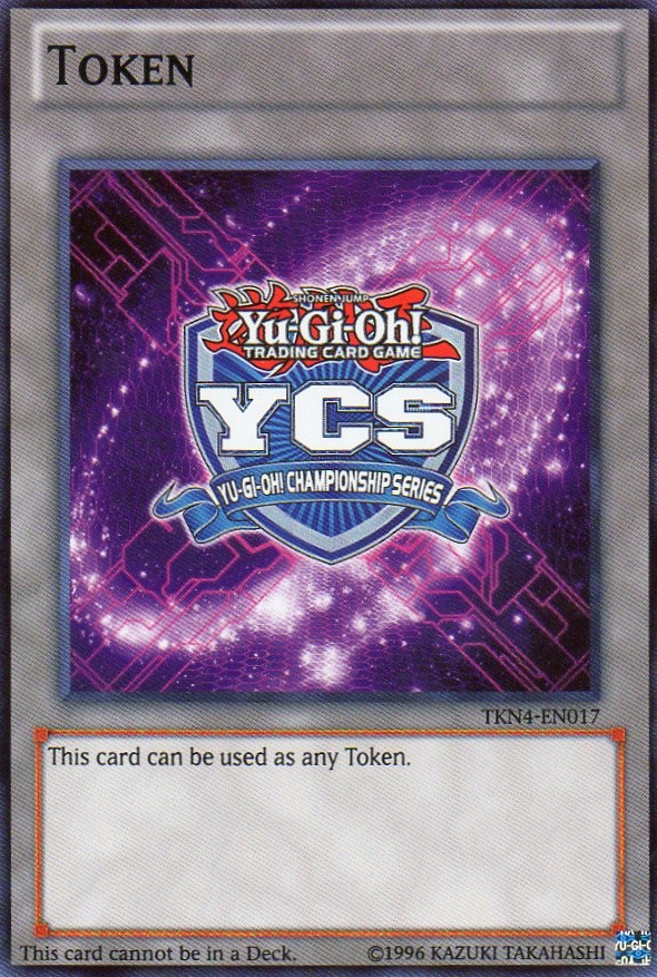 Yu-Gi-Oh Championship Series Token (2014 Pre-registration) [TKN4-EN017] Super Rare | Jomio and Rueliete's Cards and Comics