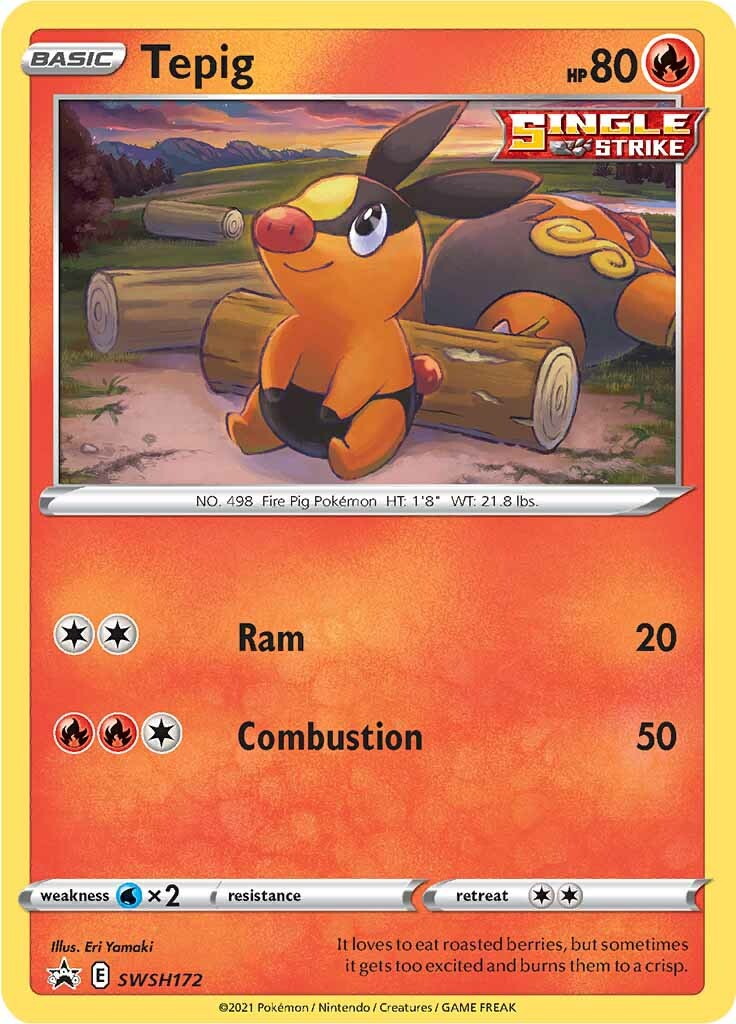 Tepig (SWSH172) [Sword & Shield: Black Star Promos] | Jomio and Rueliete's Cards and Comics