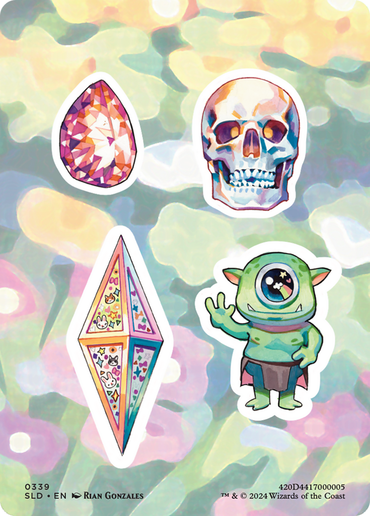 Sticker Sheet (0339) [Secret Lair Drop Series] | Jomio and Rueliete's Cards and Comics