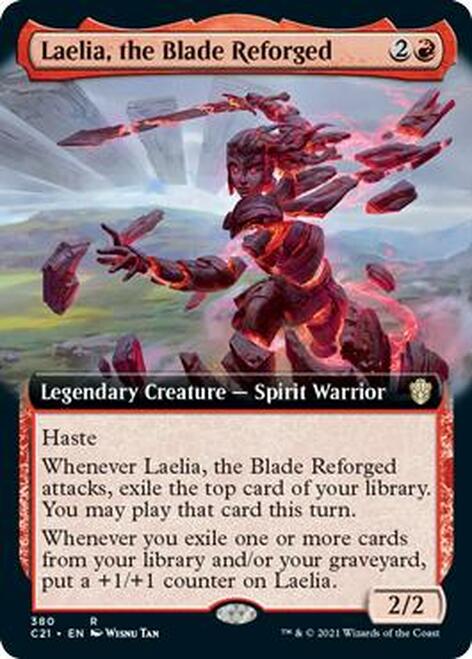 Laelia, the Blade Reforged (Extended Art) [Commander 2021] | Jomio and Rueliete's Cards and Comics