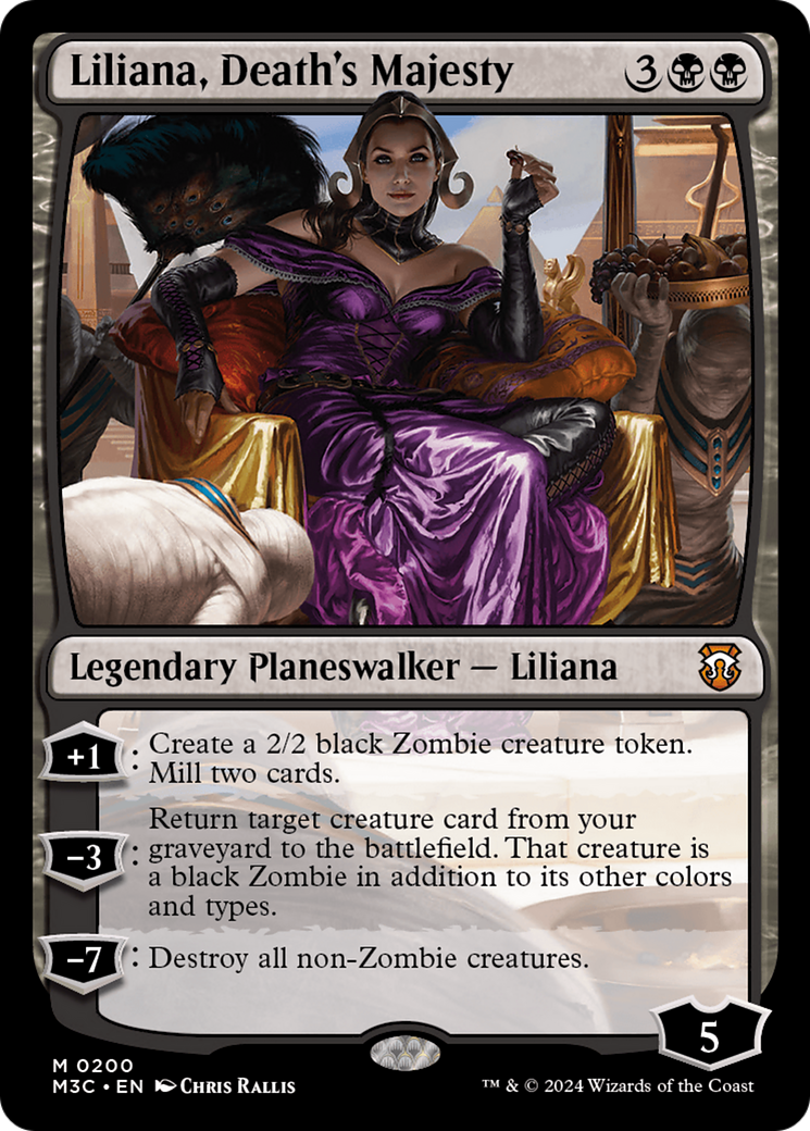 Liliana, Death's Majesty (Ripple Foil) [Modern Horizons 3 Commander] | Jomio and Rueliete's Cards and Comics