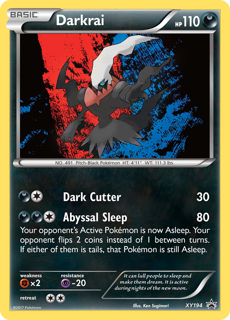 Darkrai (XY194) [XY: Black Star Promos] | Jomio and Rueliete's Cards and Comics