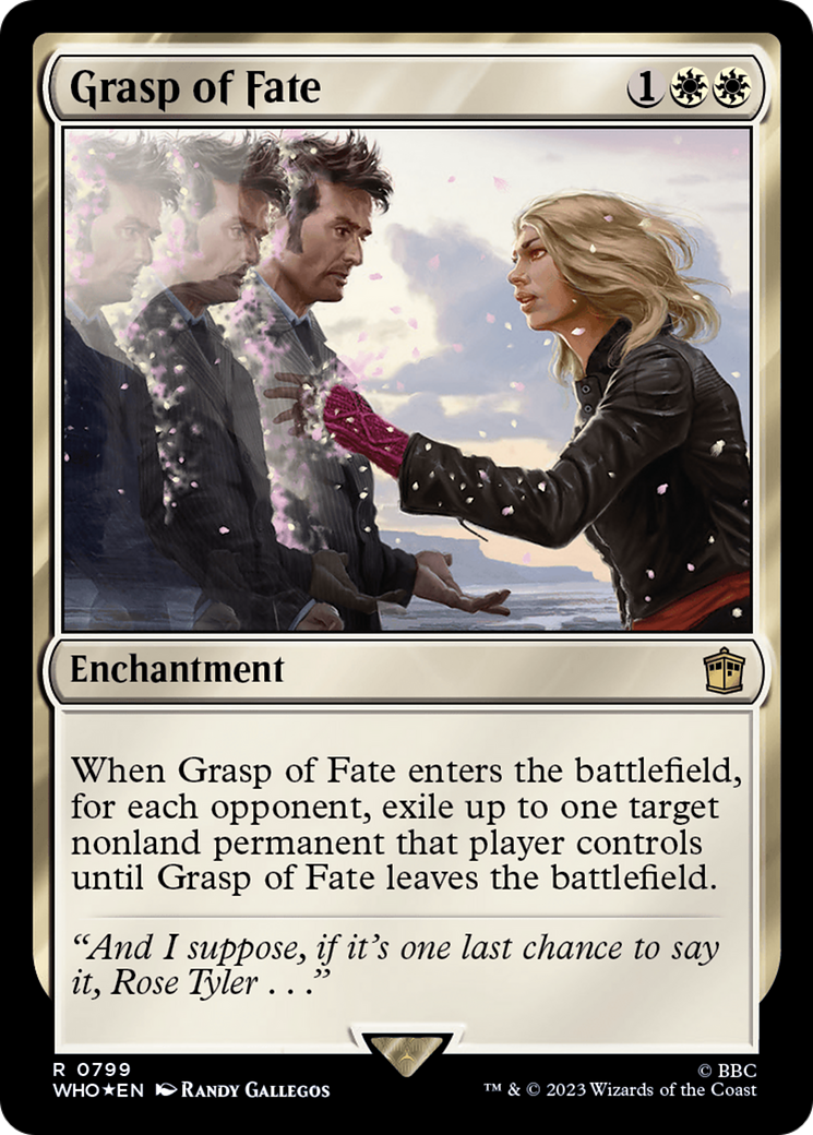 Grasp of Fate (Surge Foil) [Doctor Who] | Jomio and Rueliete's Cards and Comics