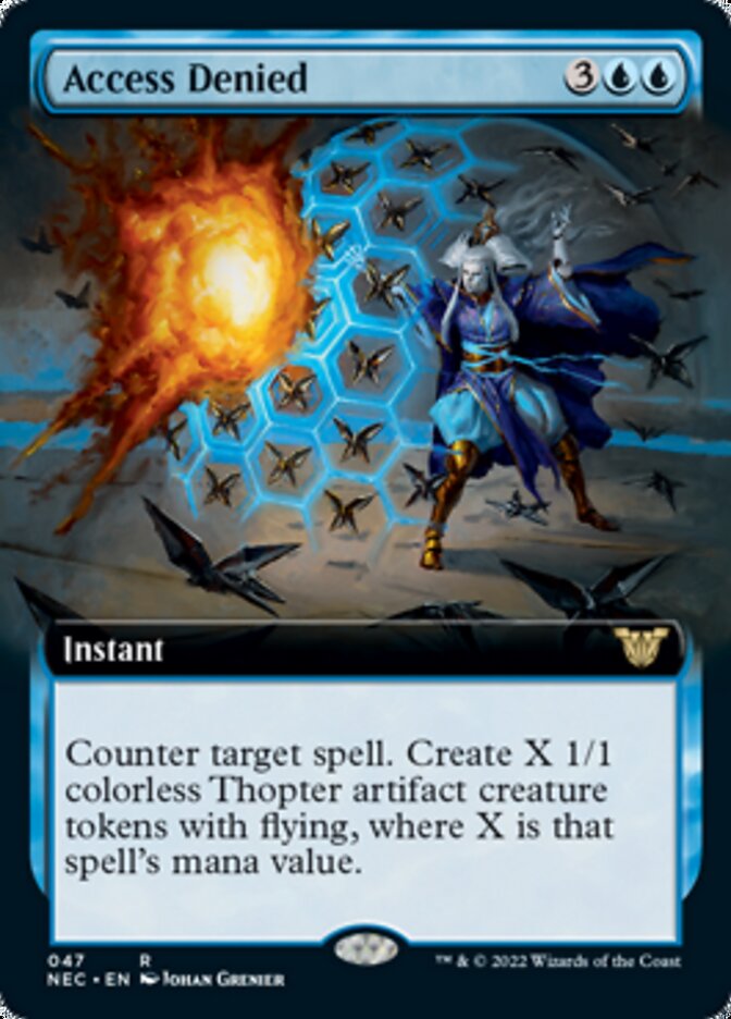 Access Denied (Extended Art) [Kamigawa: Neon Dynasty Commander] | Jomio and Rueliete's Cards and Comics