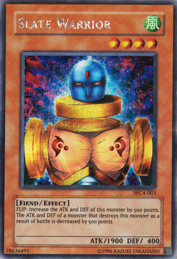 Slate Warrior [WC4-003] Secret Rare | Jomio and Rueliete's Cards and Comics