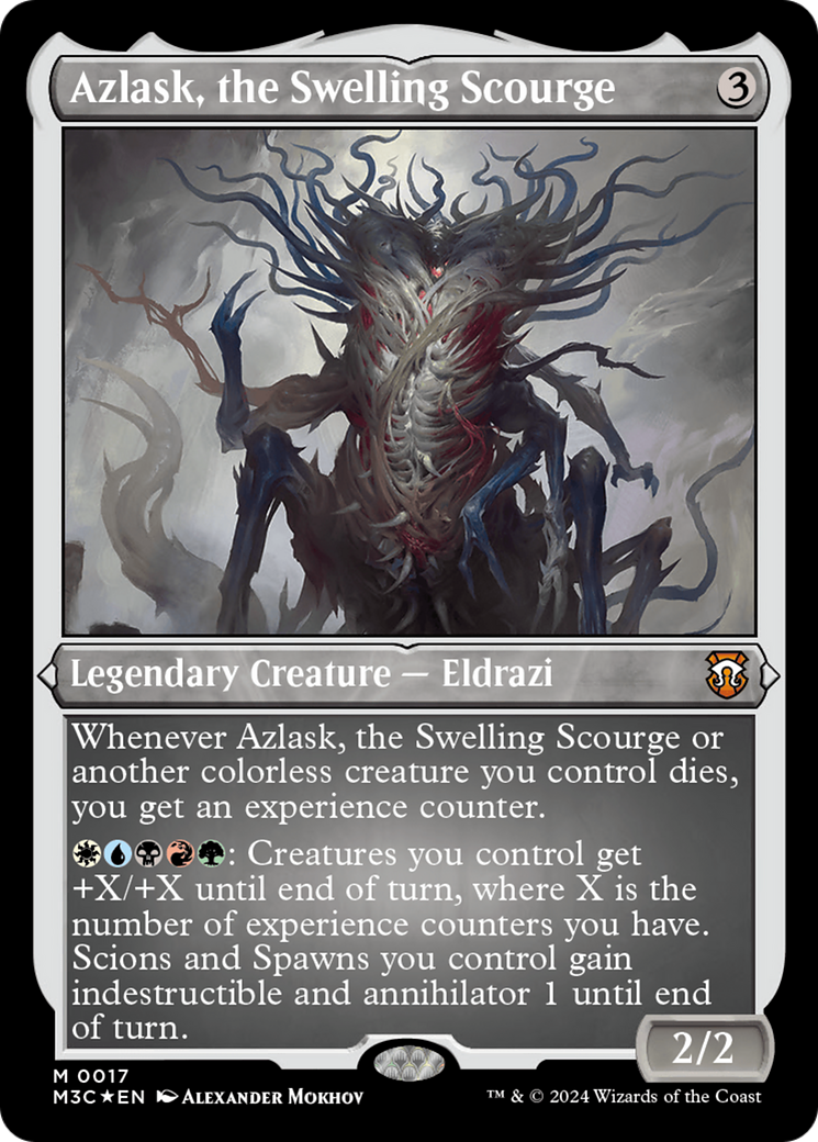Azlask, the Swelling Scourge (Foil Etched) [Modern Horizons 3 Commander] | Jomio and Rueliete's Cards and Comics