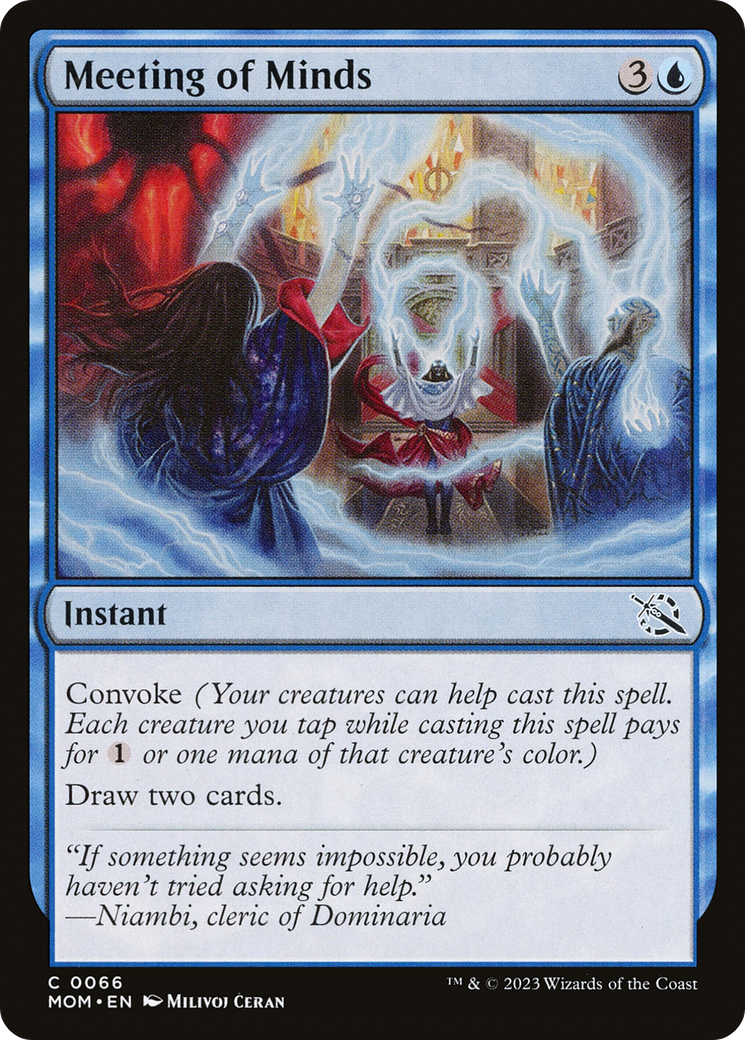 Meeting of Minds [March of the Machine] | Jomio and Rueliete's Cards and Comics