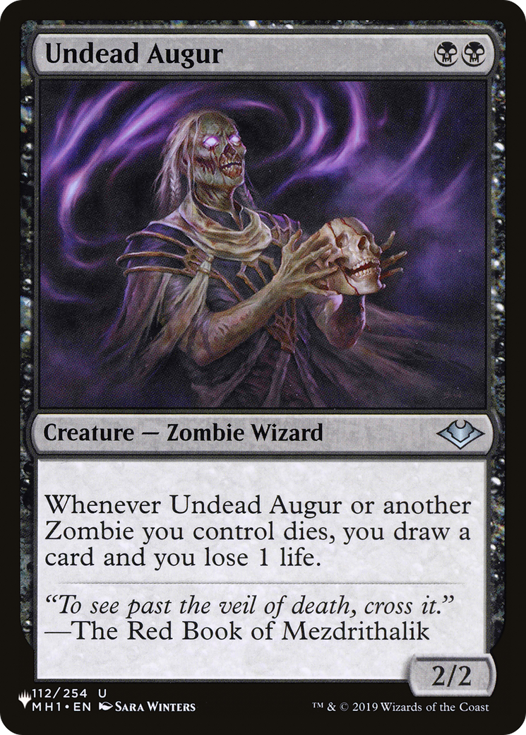 Undead Augur [The List] | Jomio and Rueliete's Cards and Comics