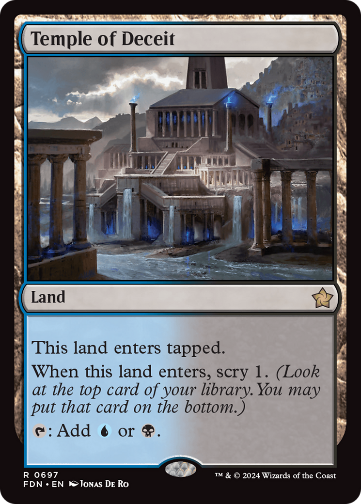 Temple of Deceit [Foundations] | Jomio and Rueliete's Cards and Comics