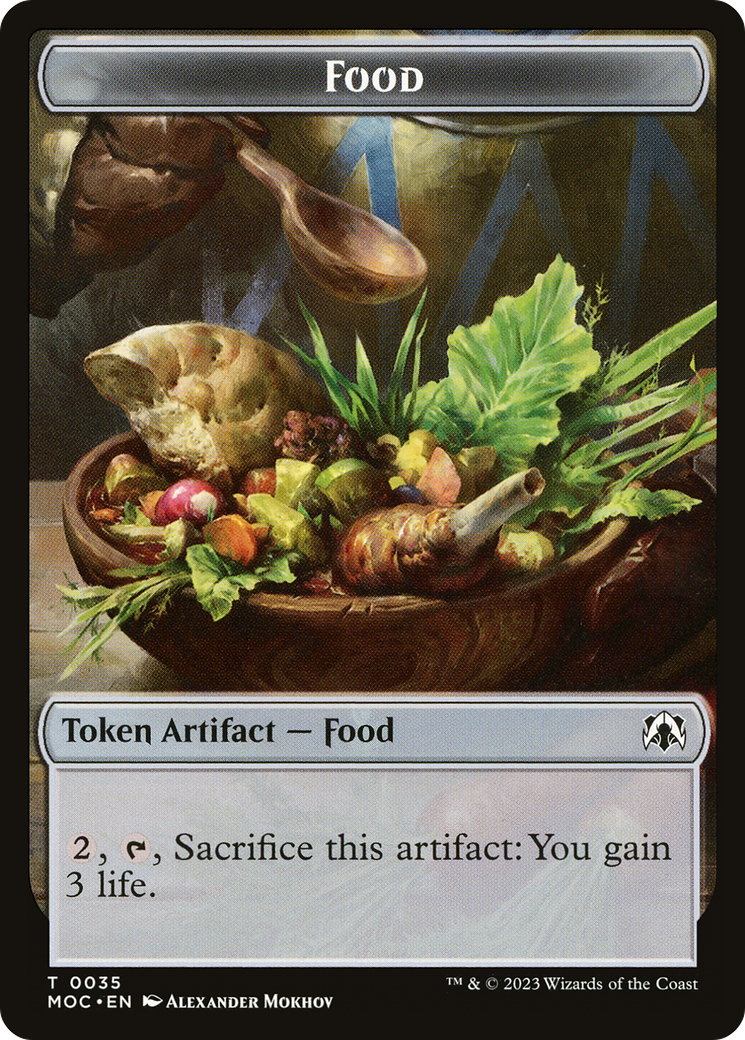 Food Token [March of the Machine] | Jomio and Rueliete's Cards and Comics