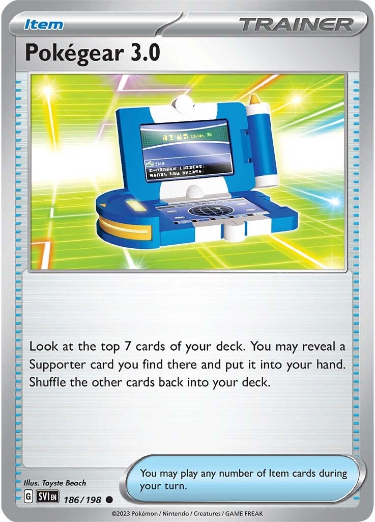 Pokegear 3.0 (186/198) [Scarlet & Violet: Base Set] | Jomio and Rueliete's Cards and Comics