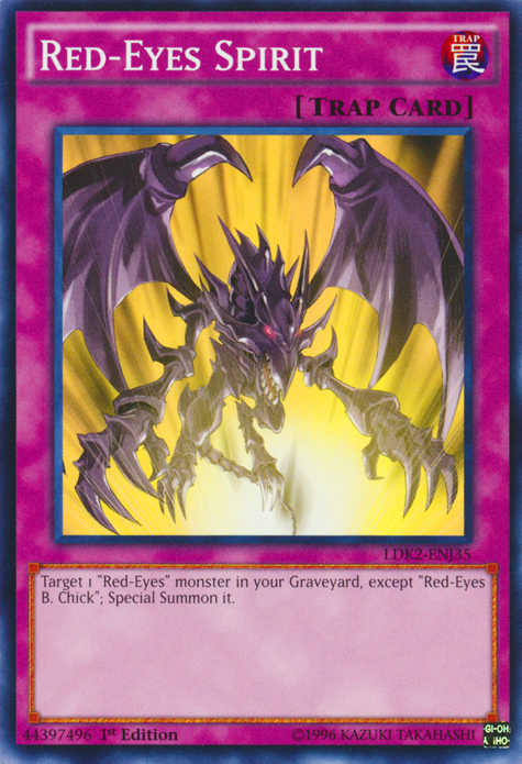 Red-Eyes Spirit [LDK2-ENJ35] Common | Jomio and Rueliete's Cards and Comics