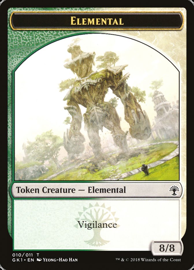Elemental // Centaur Double-Sided Token [Guilds of Ravnica Guild Kit Tokens] | Jomio and Rueliete's Cards and Comics