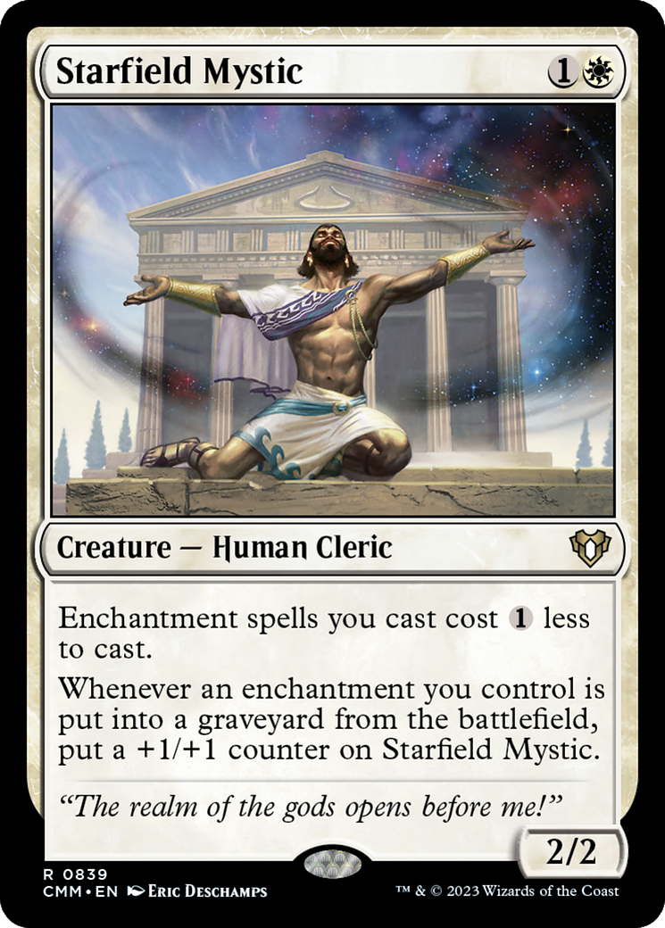 Starfield Mystic [Commander Masters] | Jomio and Rueliete's Cards and Comics