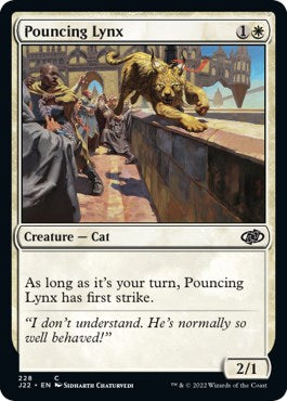 Pouncing Lynx [Jumpstart 2022] | Jomio and Rueliete's Cards and Comics