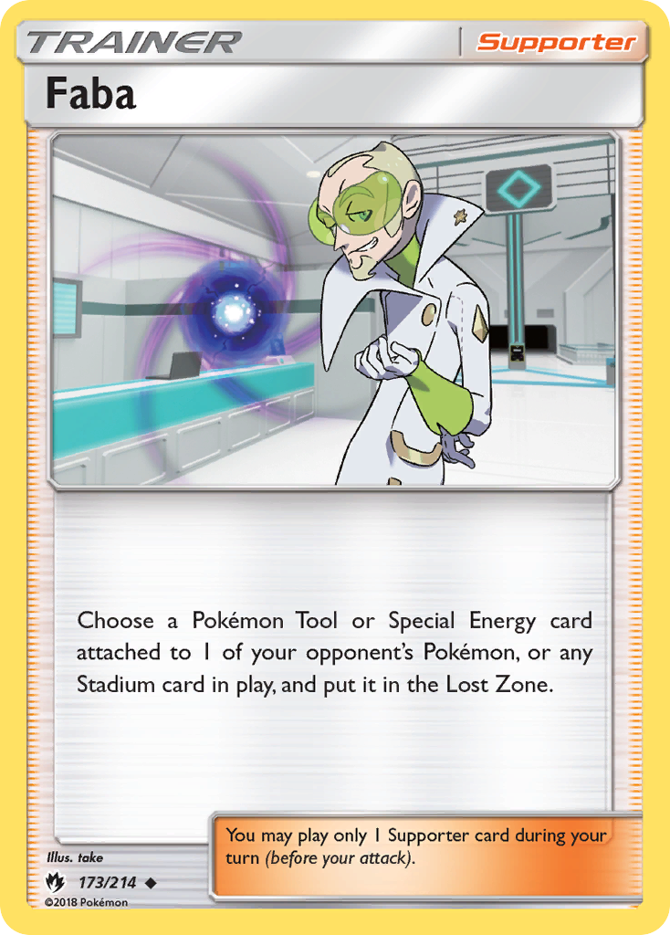 Faba (173/214) [Sun & Moon: Lost Thunder] | Jomio and Rueliete's Cards and Comics