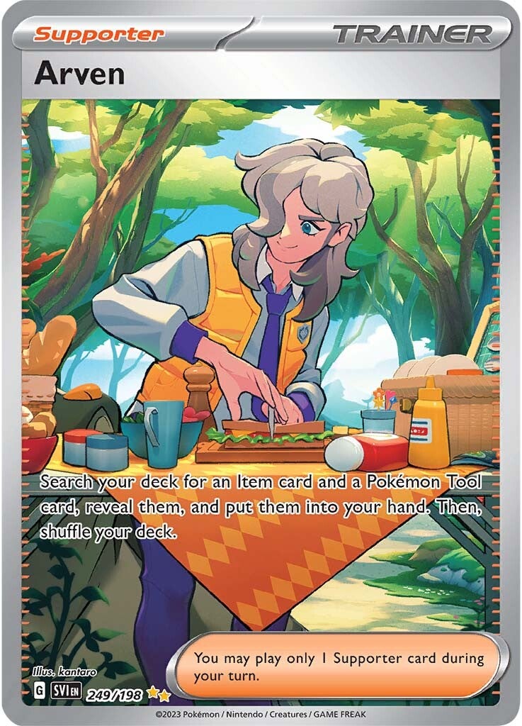 Arven (249/198) [Scarlet & Violet: Base Set] | Jomio and Rueliete's Cards and Comics