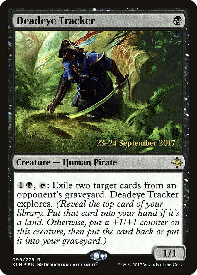 Deadeye Tracker [Ixalan Prerelease Promos] | Jomio and Rueliete's Cards and Comics