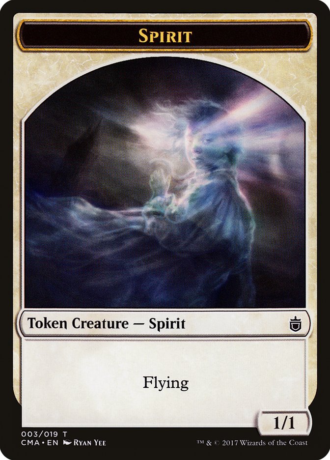 Spirit Token [Commander Anthology Tokens] | Jomio and Rueliete's Cards and Comics