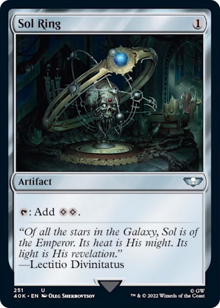 Sol Ring (251) (Surge Foil) [Warhammer 40,000] | Jomio and Rueliete's Cards and Comics
