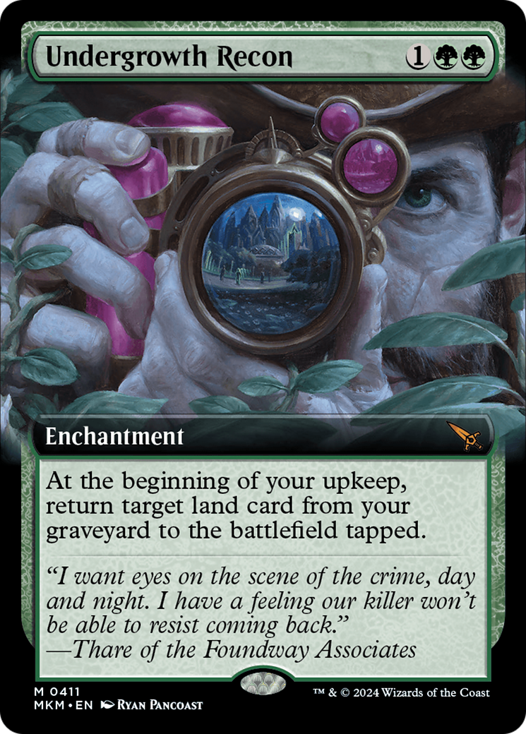 Undergrowth Recon (Extended Art) [Murders at Karlov Manor] | Jomio and Rueliete's Cards and Comics