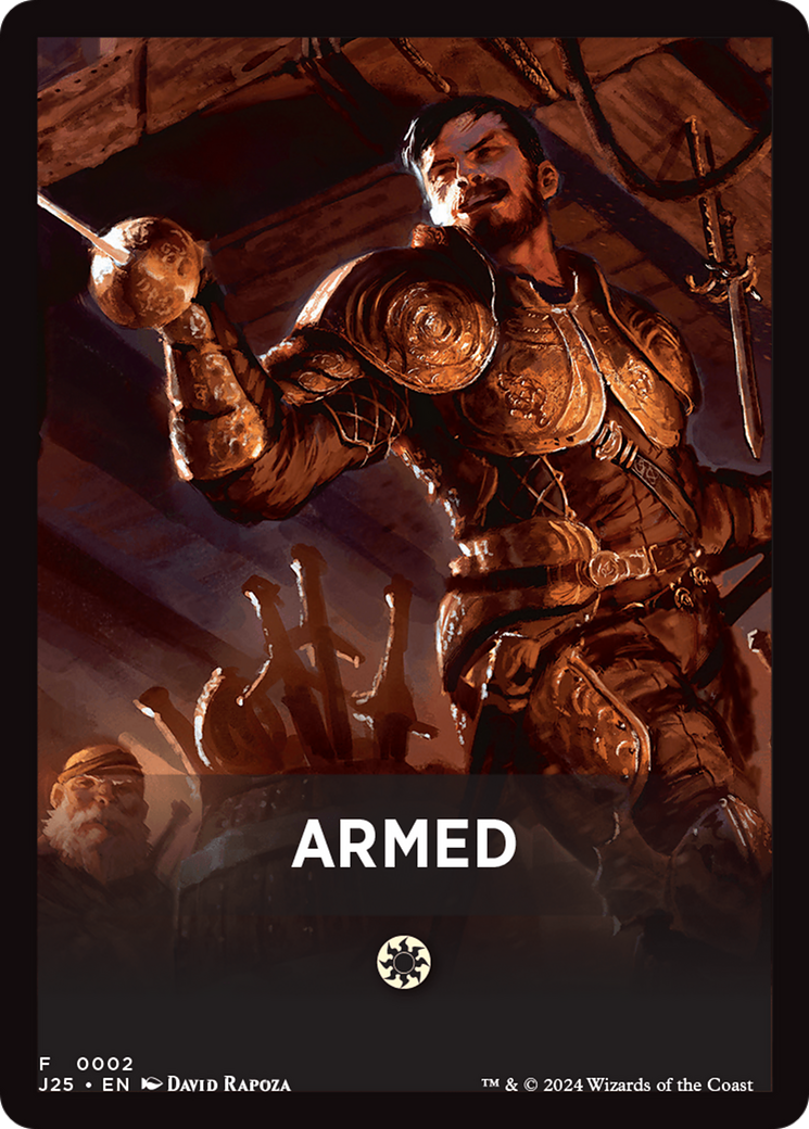 Armed Theme Card [Foundations Jumpstart Front Cards] | Jomio and Rueliete's Cards and Comics