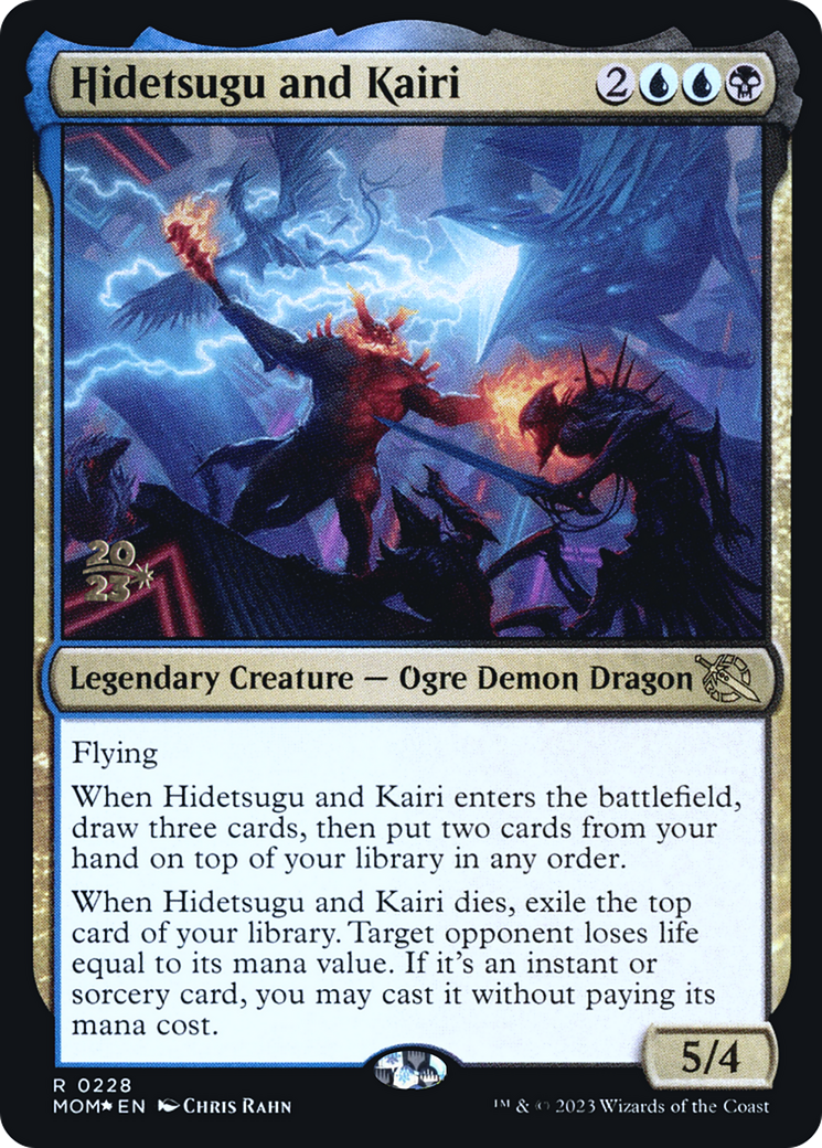 Hidetsugu and Kairi [March of the Machine Prerelease Promos] | Jomio and Rueliete's Cards and Comics