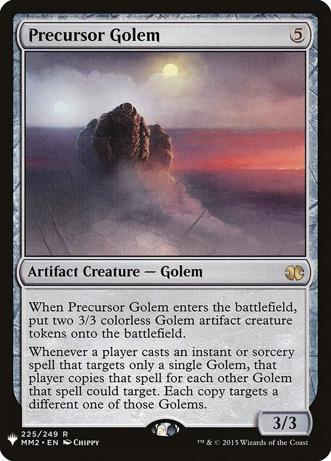 Precursor Golem [The List] | Jomio and Rueliete's Cards and Comics