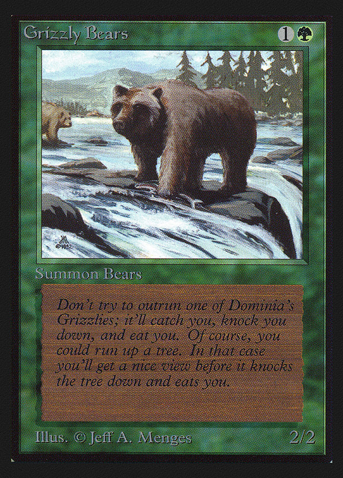 Grizzly Bears [Collectors' Edition] | Jomio and Rueliete's Cards and Comics
