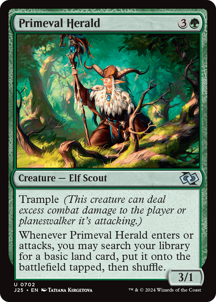 Primeval Herald [Foundations Jumpstart] | Jomio and Rueliete's Cards and Comics