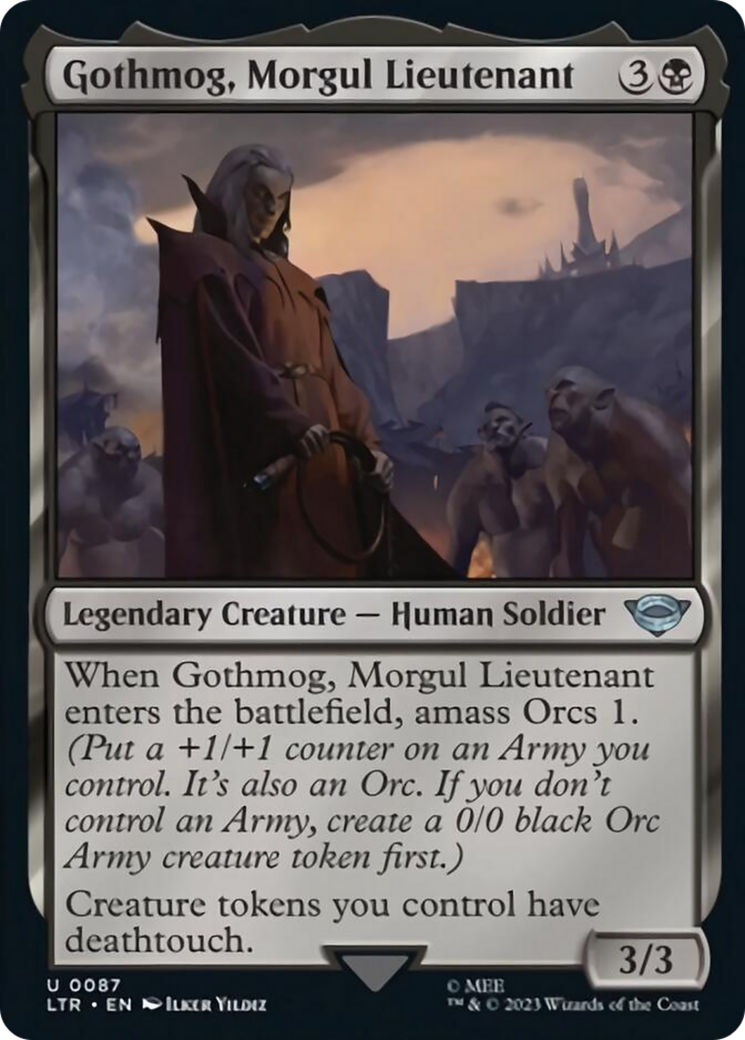 Gothmog, Morgul Lieutenant [The Lord of the Rings: Tales of Middle-Earth] | Jomio and Rueliete's Cards and Comics