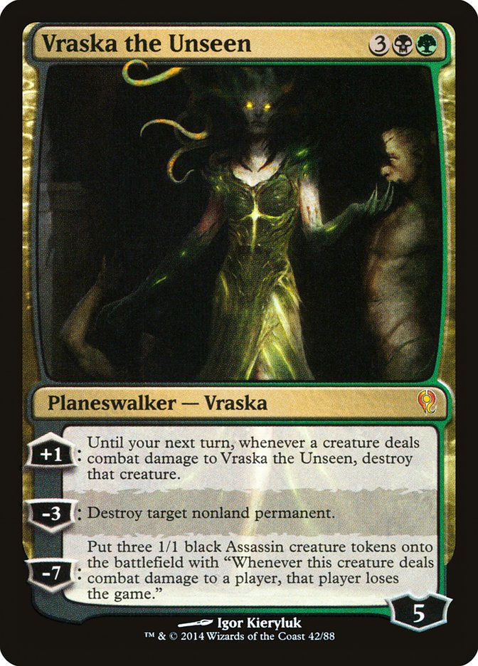 Vraska the Unseen [Duel Decks: Jace vs. Vraska] | Jomio and Rueliete's Cards and Comics