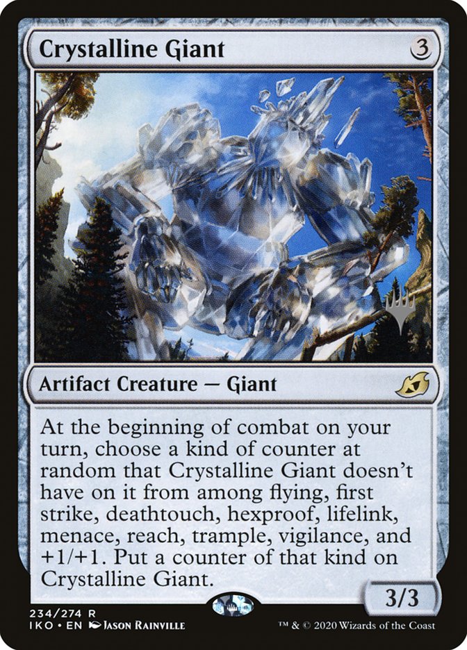 Crystalline Giant (Promo Pack) [Ikoria: Lair of Behemoths Promos] | Jomio and Rueliete's Cards and Comics