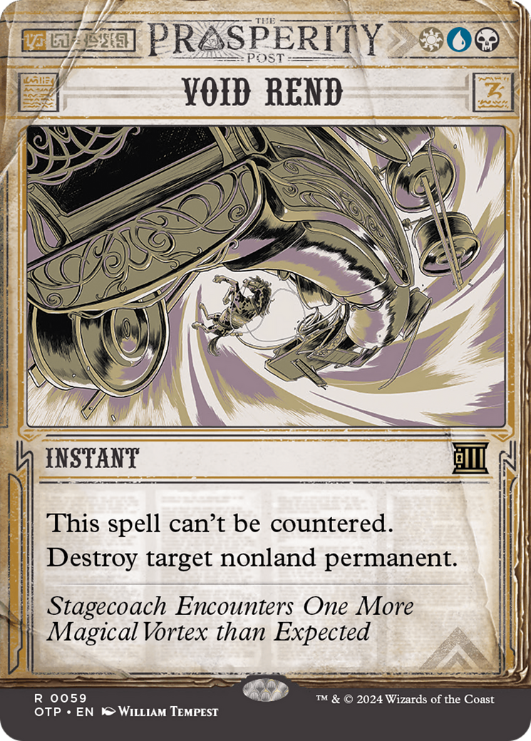 Void Rend [Outlaws of Thunder Junction: Breaking News] | Jomio and Rueliete's Cards and Comics