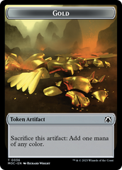 Thopter // Gold Double-Sided Token [March of the Machine Commander Tokens] | Jomio and Rueliete's Cards and Comics