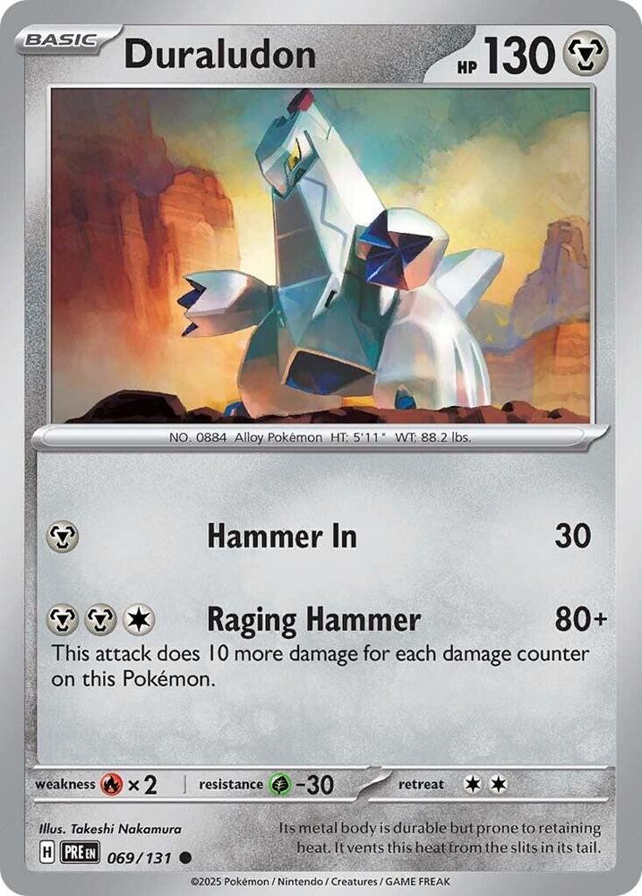 Duraludon (069/131) [Scarlet & Violet: Prismatic Evolutions] | Jomio and Rueliete's Cards and Comics