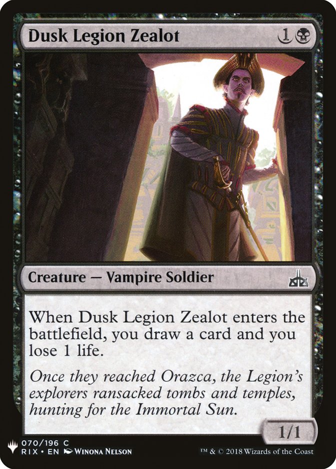 Dusk Legion Zealot [Mystery Booster] | Jomio and Rueliete's Cards and Comics