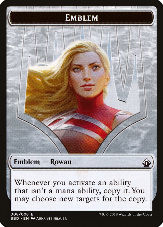 Rowan Kenrith Emblem [Battlebond Tokens] | Jomio and Rueliete's Cards and Comics