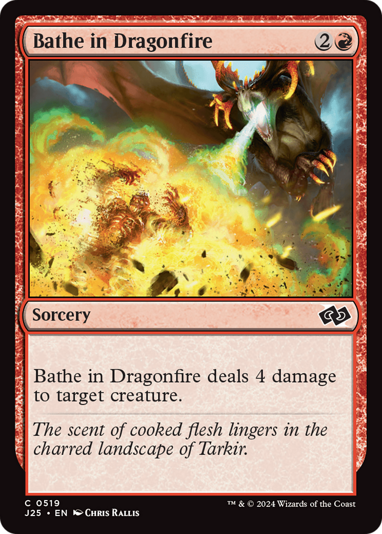 Bathe in Dragonfire [Foundations Jumpstart] | Jomio and Rueliete's Cards and Comics