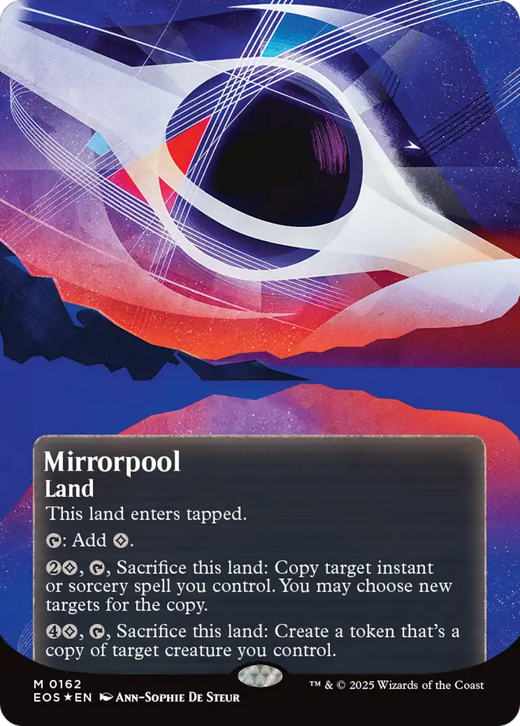 Mirrorpool (0162) (Borderless) (Galaxy Foil) [Edge of Eternities: Stellar Sights] | Jomio and Rueliete's Cards and Comics