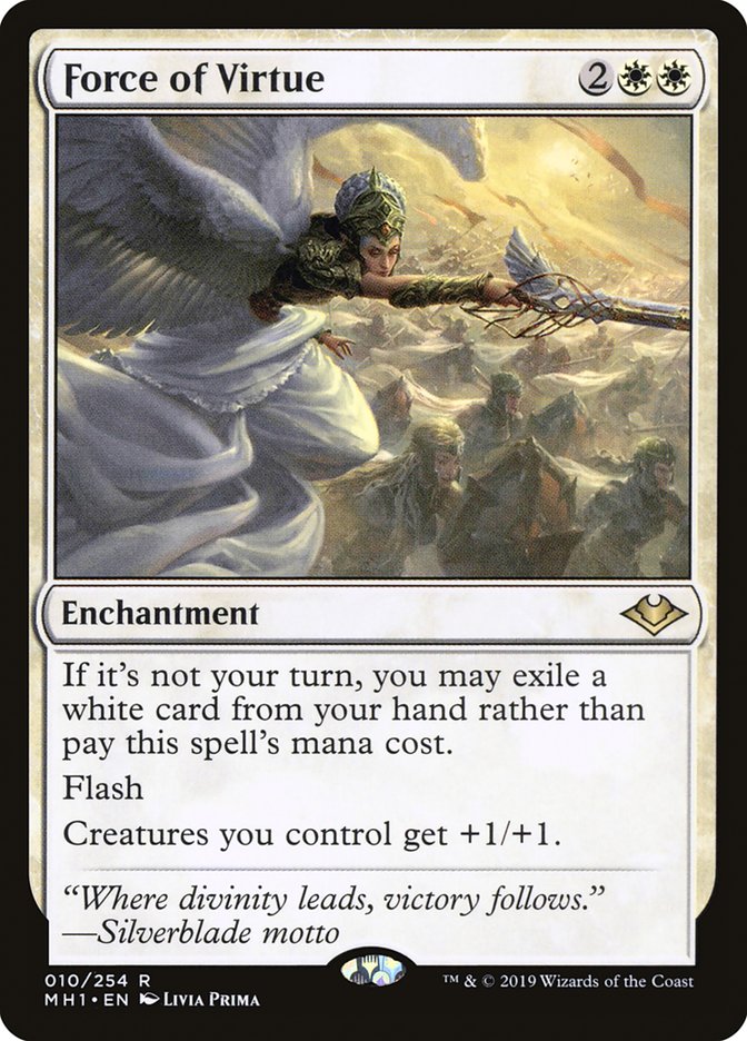 Force of Virtue [Modern Horizons] | Jomio and Rueliete's Cards and Comics